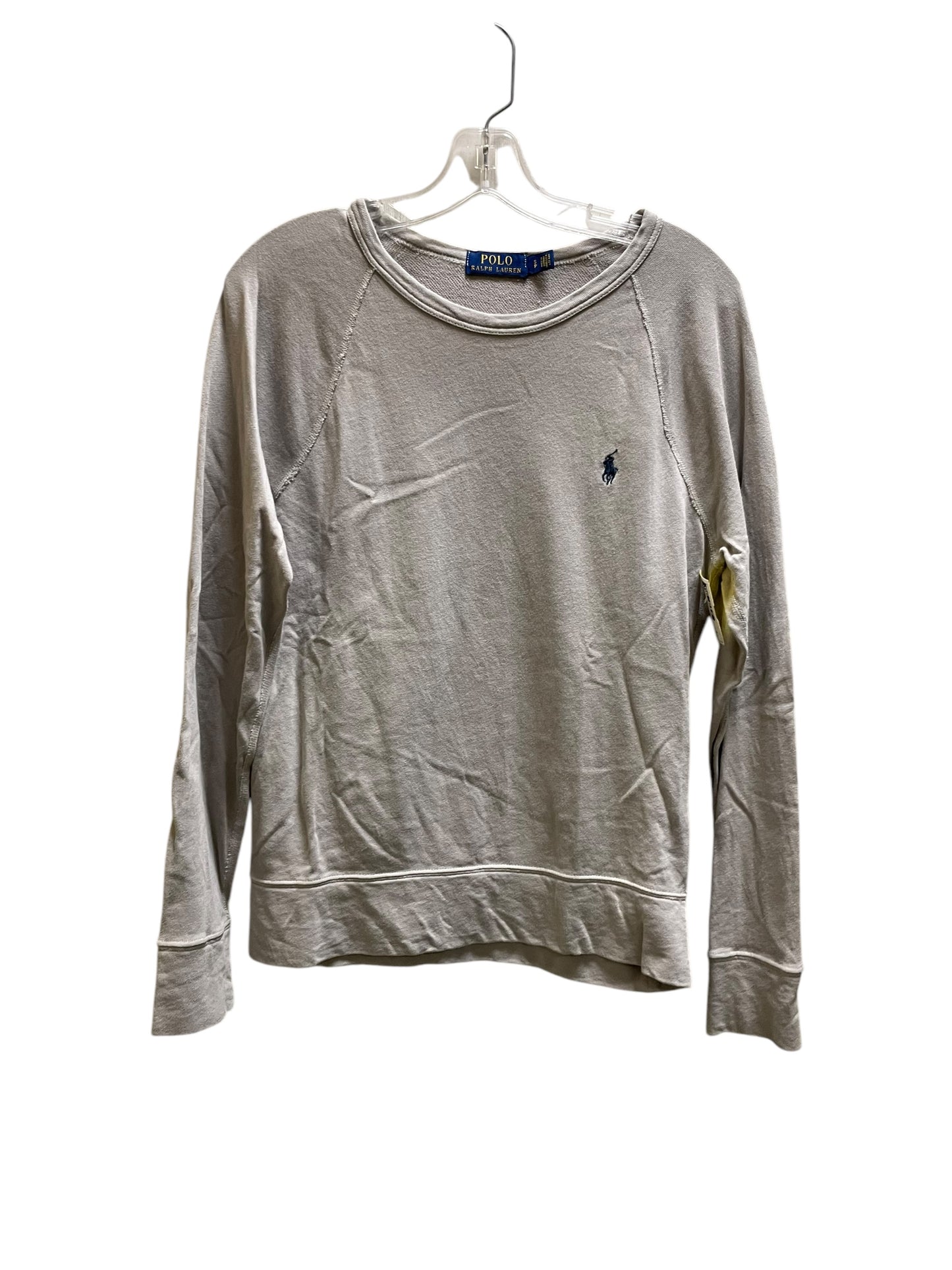 Top Long Sleeve By Polo Ralph Lauren In Grey, Size: S