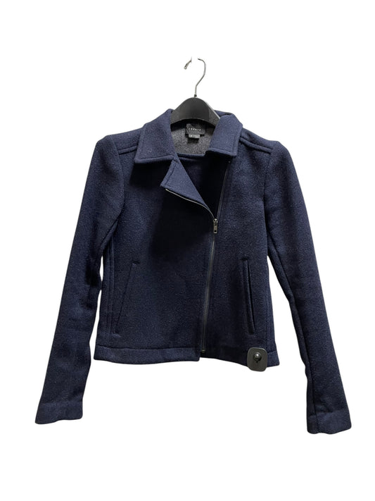 Jacket Fleece By Theory In Navy, Size: S