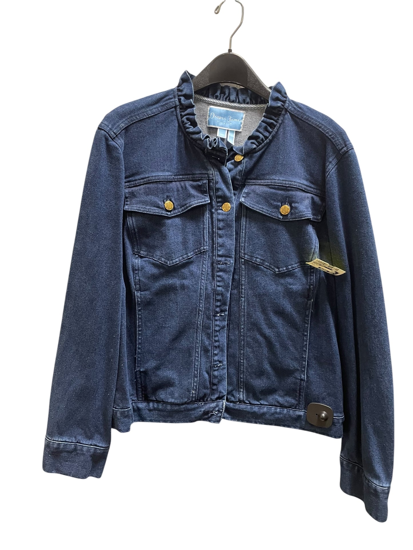 Jacket Denim By Draper James In Blue Denim, Size: 2x