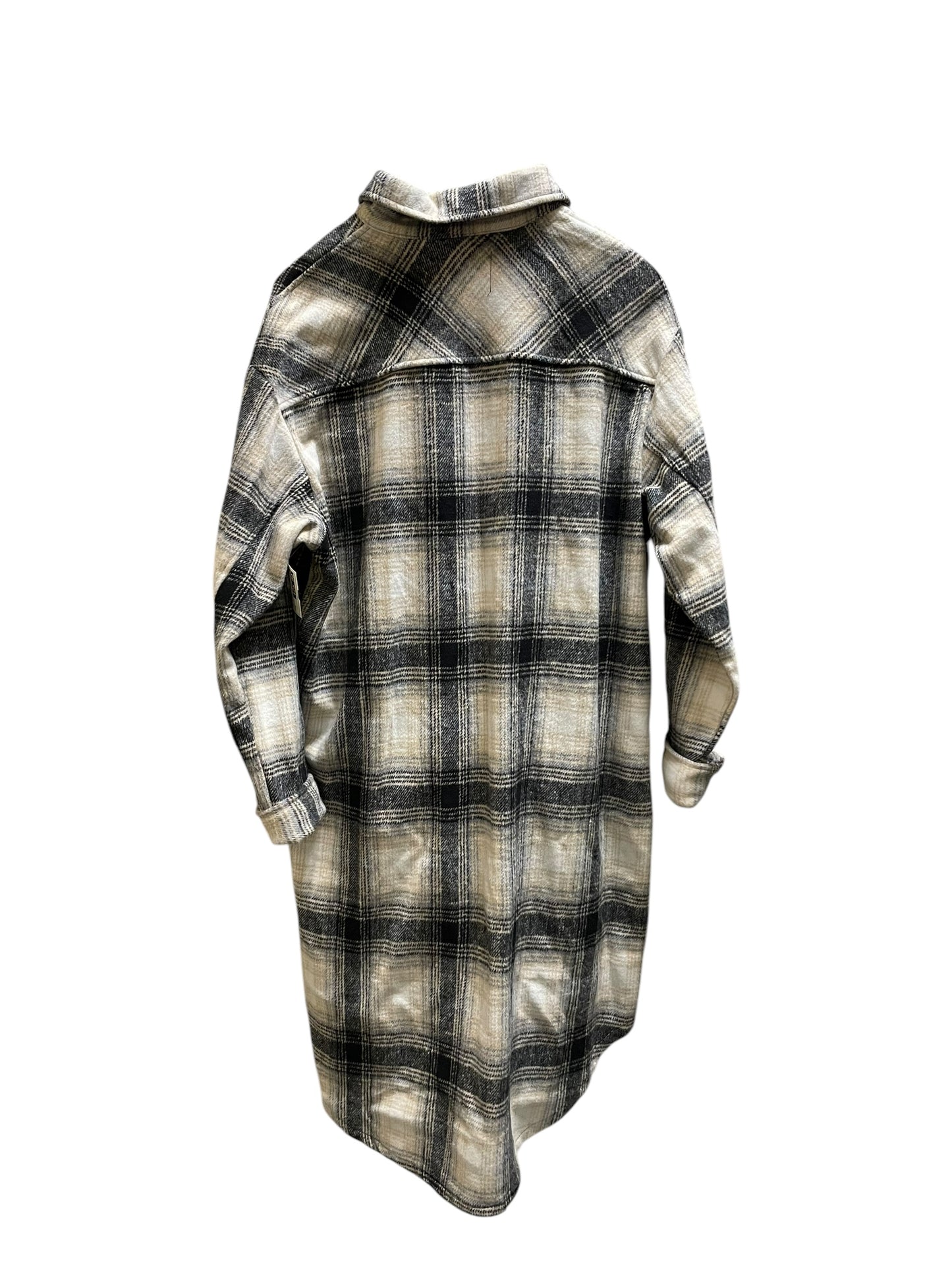 Coat Other By Clothes Mentor In Plaid Pattern, Size: M