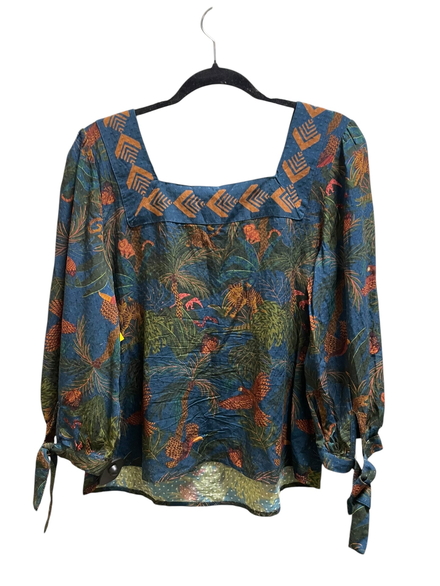 Top Long Sleeve By Anthropologie In Multi-colored, Size: Xs