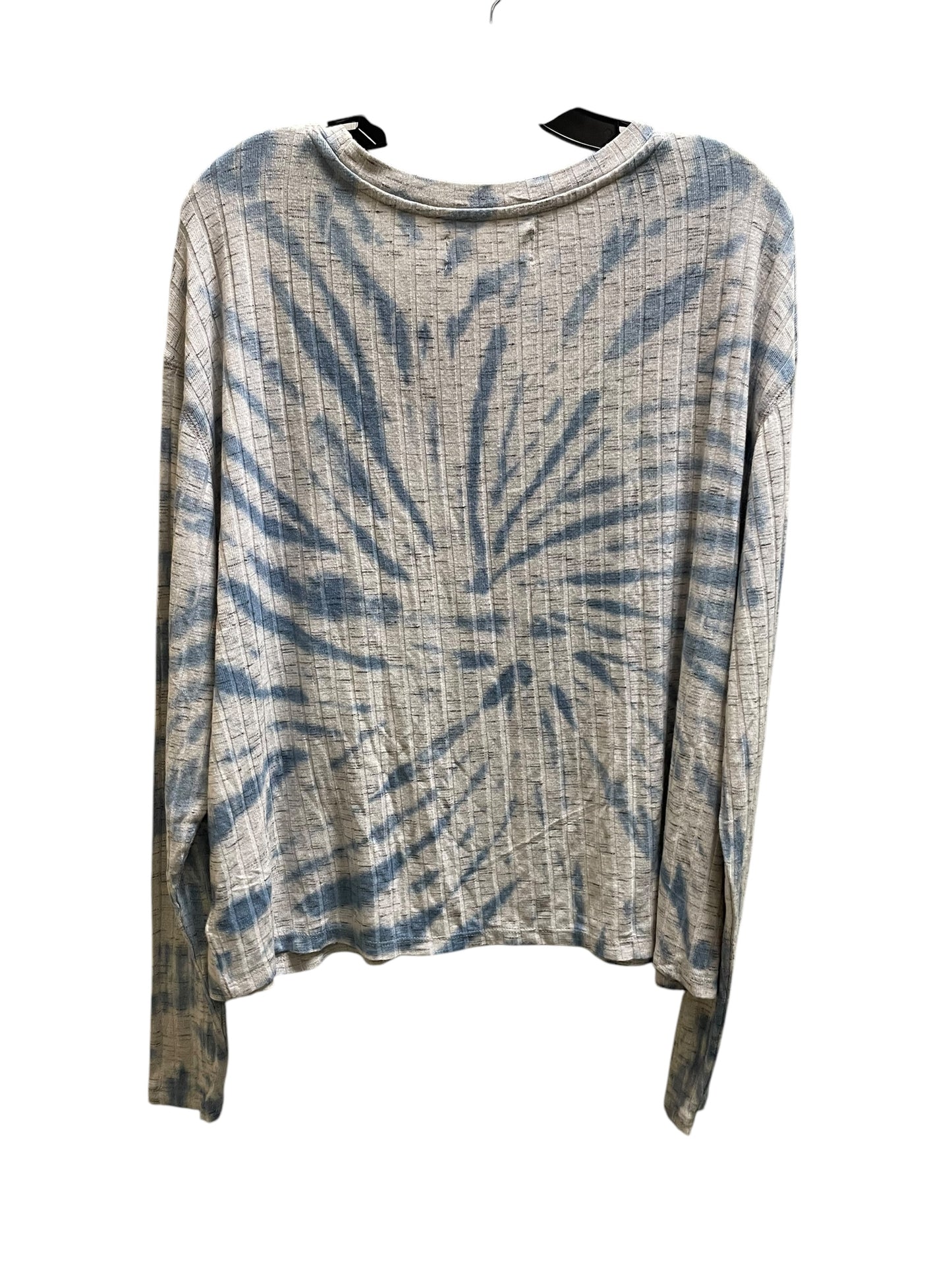 Top Long Sleeve By Lucky Brand In Grey, Size: L