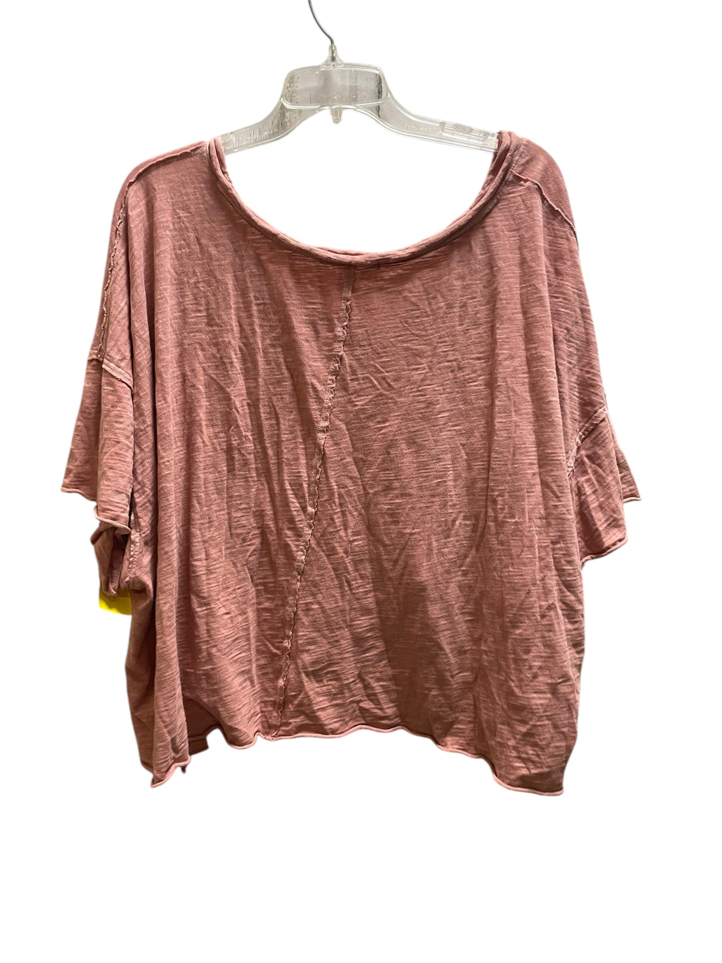 Top Short Sleeve By We The Free In Pink, Size: L