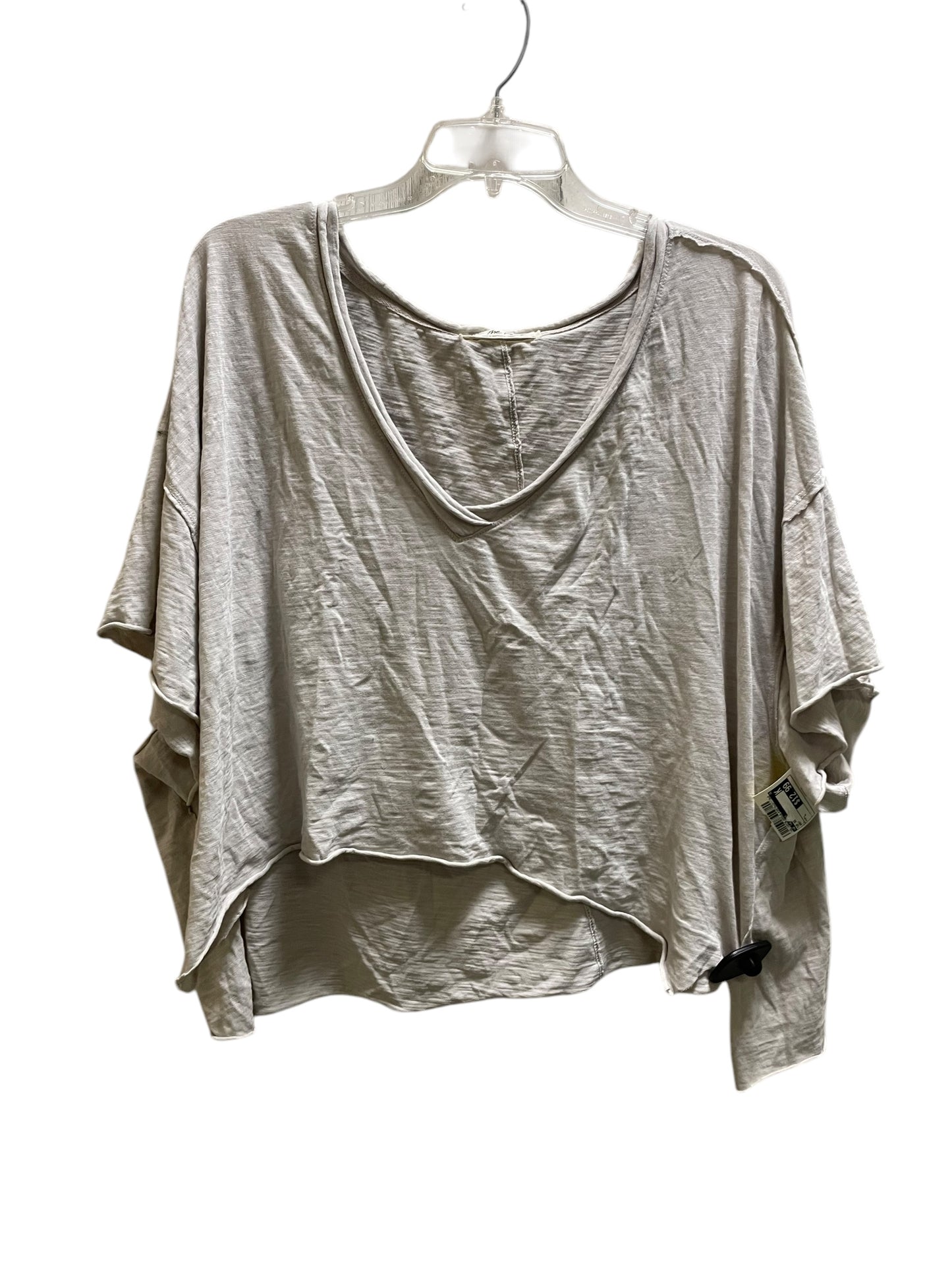 Top Short Sleeve By We The Free In Grey, Size: L