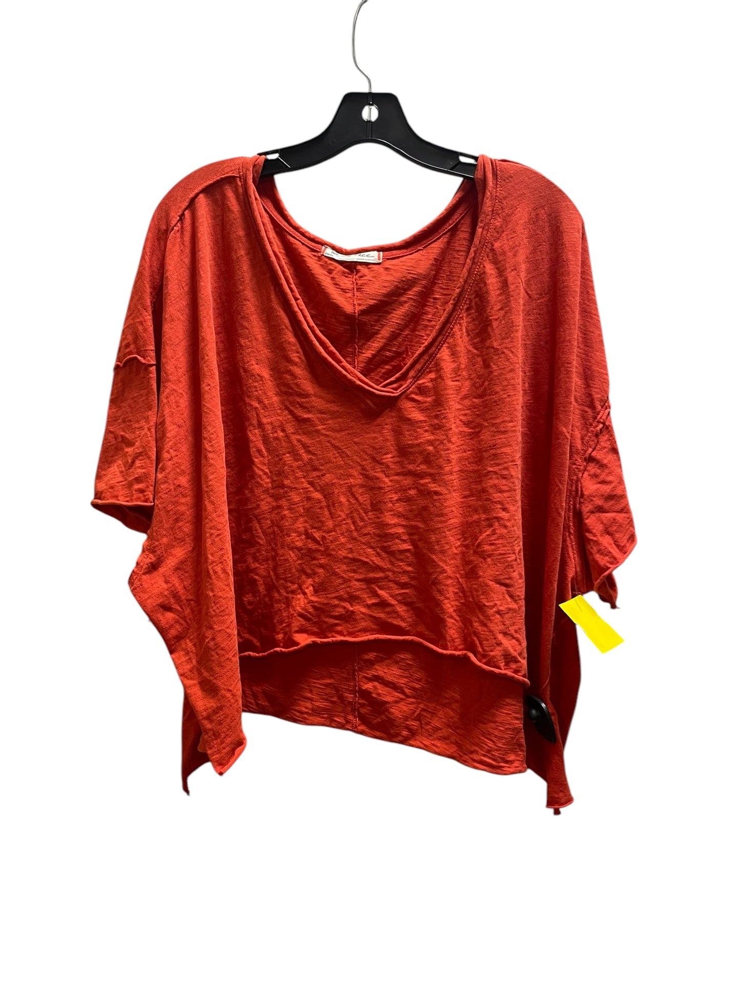 Top Short Sleeve By We The Free In Orange, Size: L