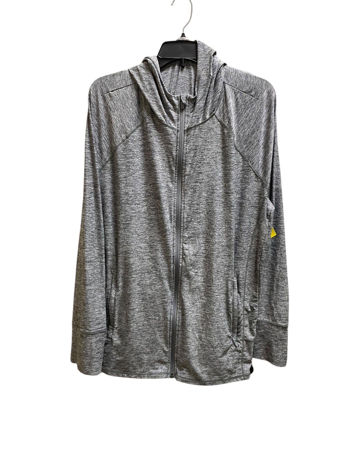 Jacket Fleece By Athleta In Grey, Size: 2x