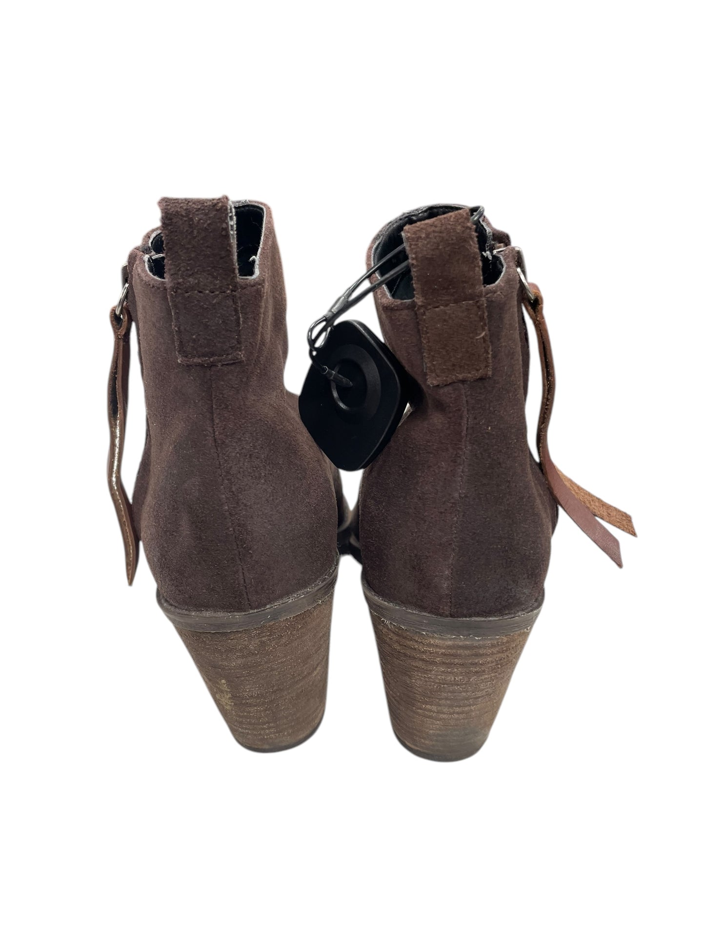 Boots Ankle Heels By Dolce Vita In Brown, Size: 8.5