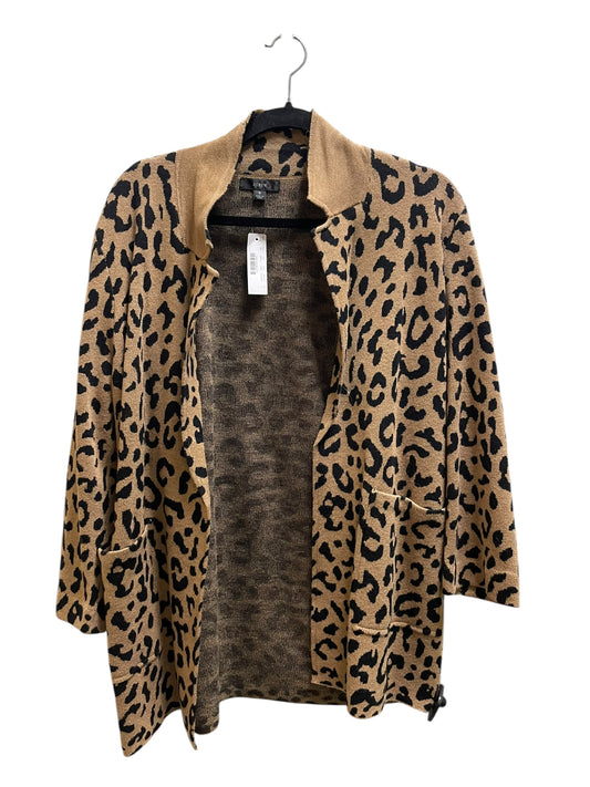 Cardigan By J. Crew In Animal Print, Size: S