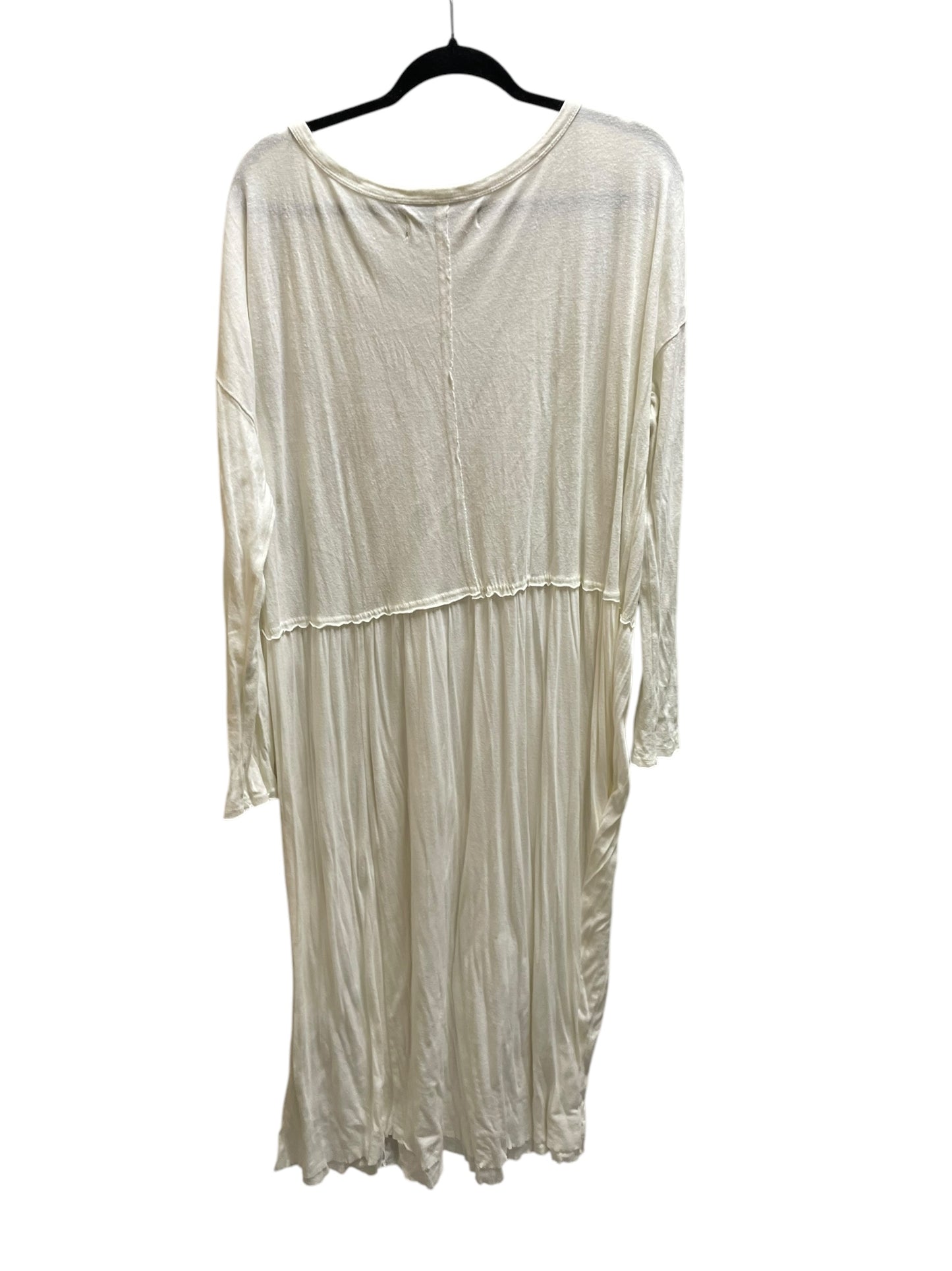 Dress Casual Maxi By Free People In White, Size: L