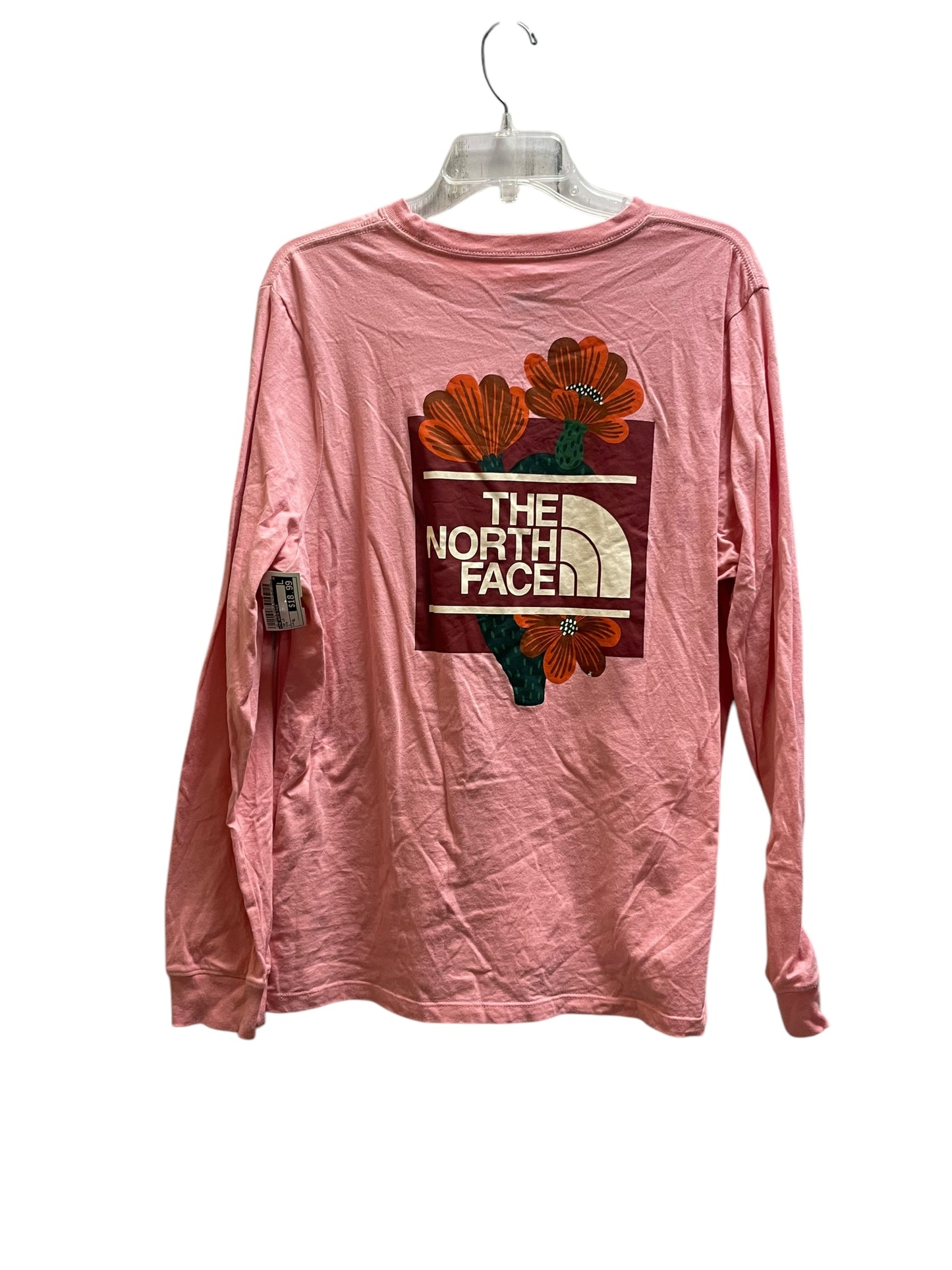 Top Long Sleeve By The North Face In Pink, Size: Xl