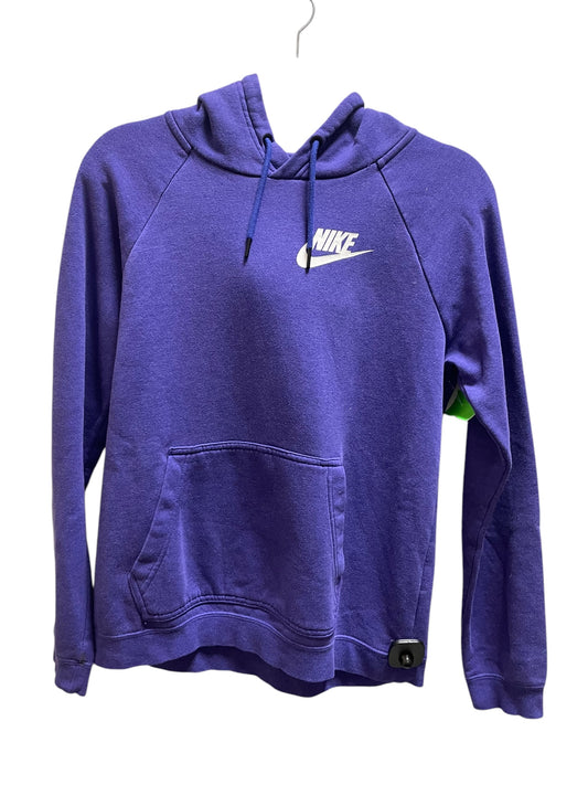 Sweatshirt Hoodie By Nike Apparel In Purple, Size: S