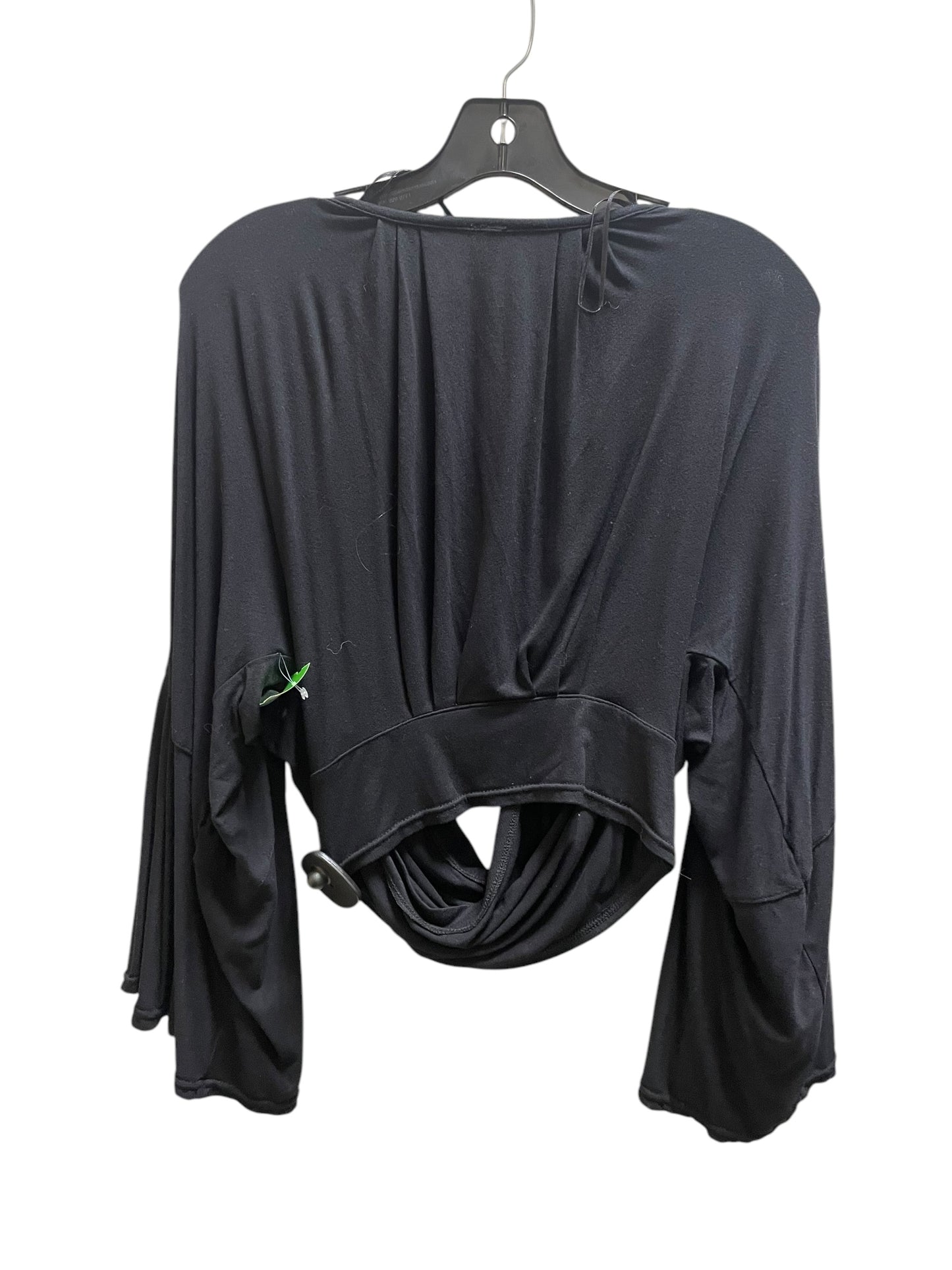 Top Long Sleeve By Free People In Black, Size: S