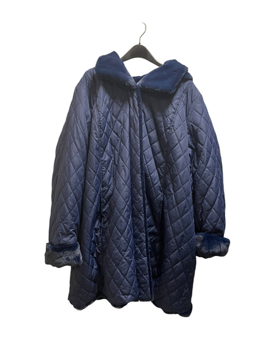 Coat Other By Dennis Basso Qvc In Blue, Size: 3x