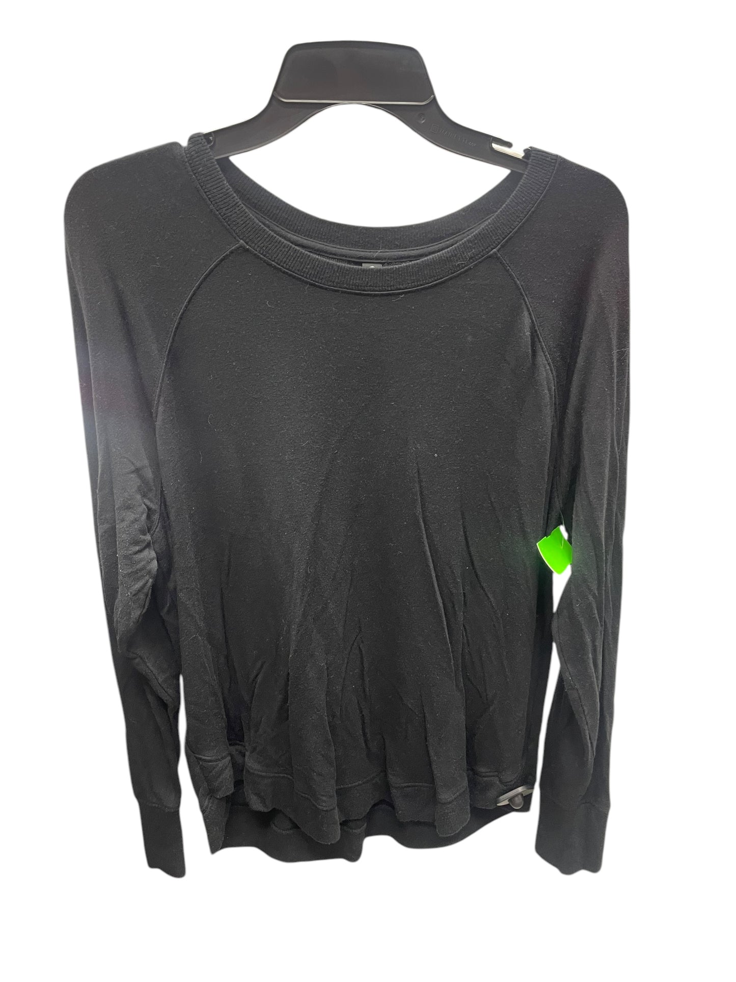 Top Long Sleeve By Athleta In Black, Size: L