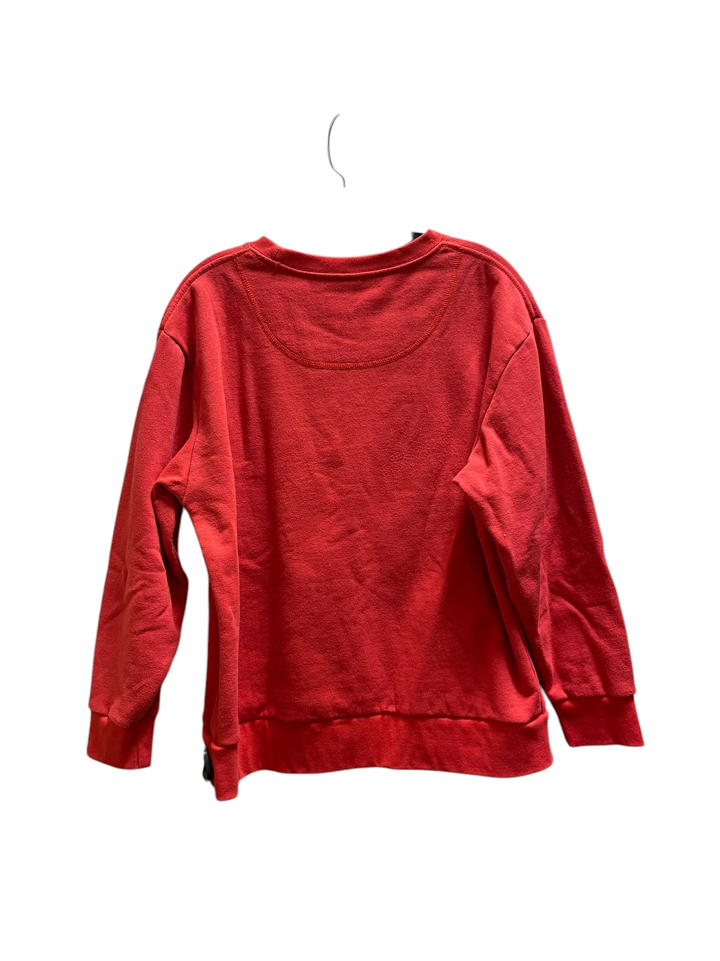 Sweatshirt Crewneck By Clothes Mentor In Red, Size: M