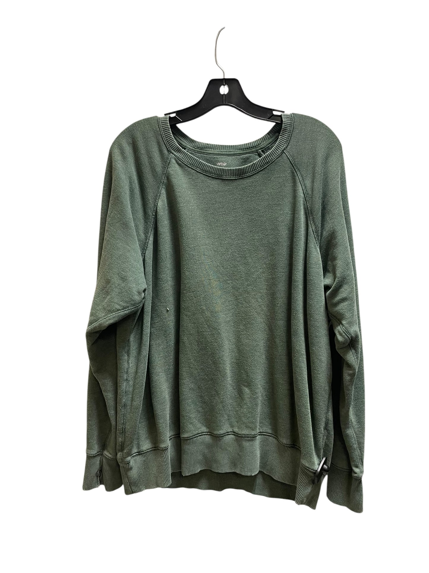 Sweatshirt Collar By Aerie In Green, Size: L