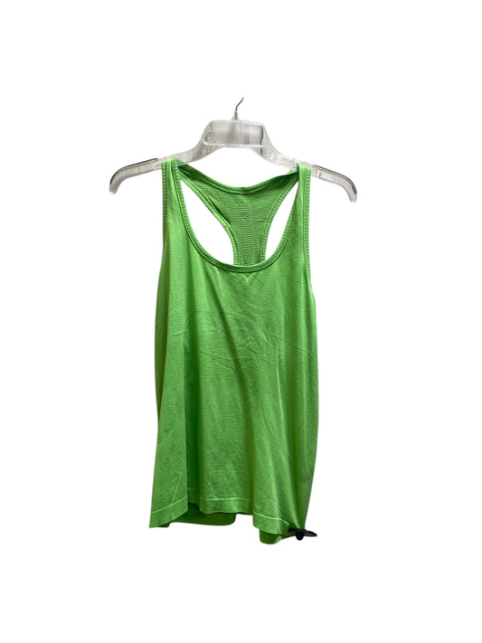 Athletic Tank Top By Lululemon In Green, Size: M