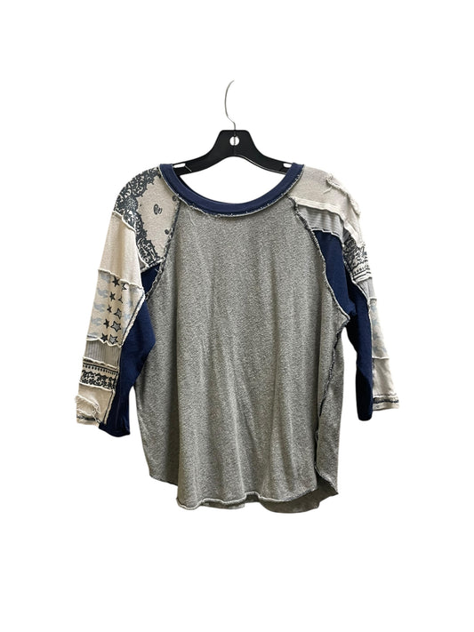 Top Long Sleeve By We The Free In Blue, Size: M