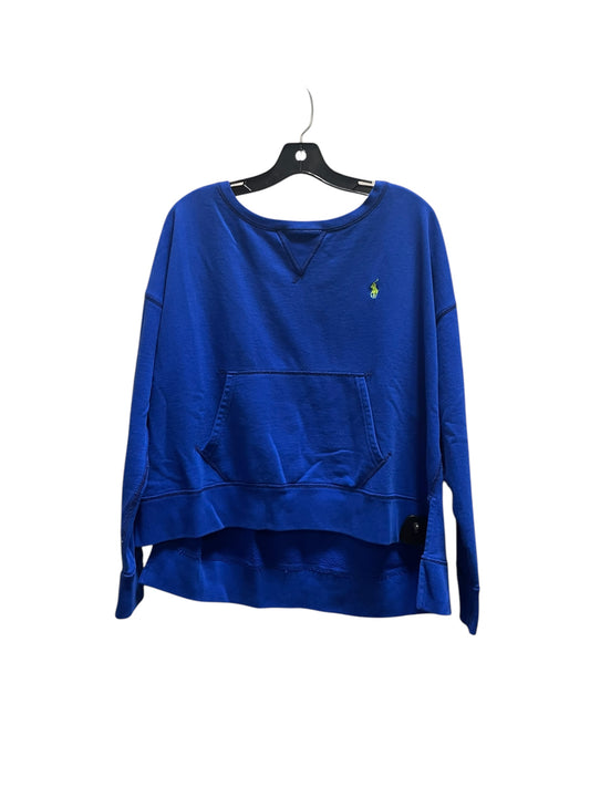 Sweatshirt Crewneck By Polo Ralph Lauren In Blue, Size: Xl