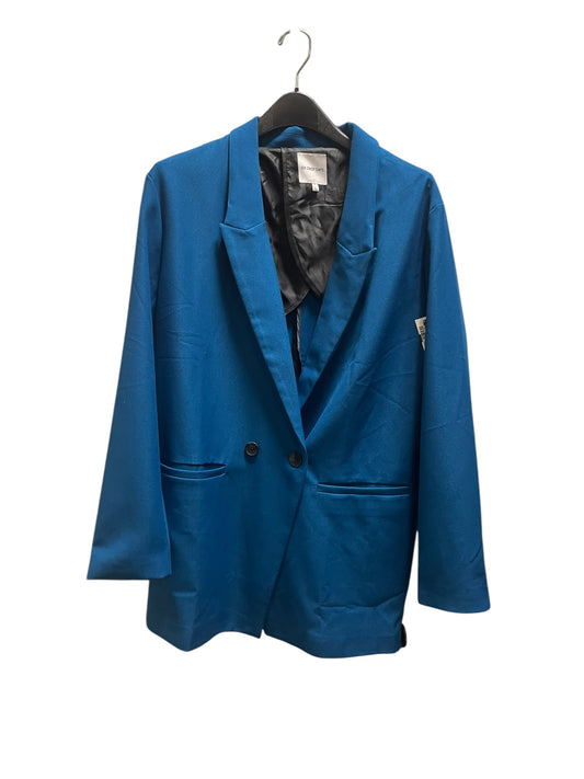 Blazer By Clothes Mentor In Blue, Size: S