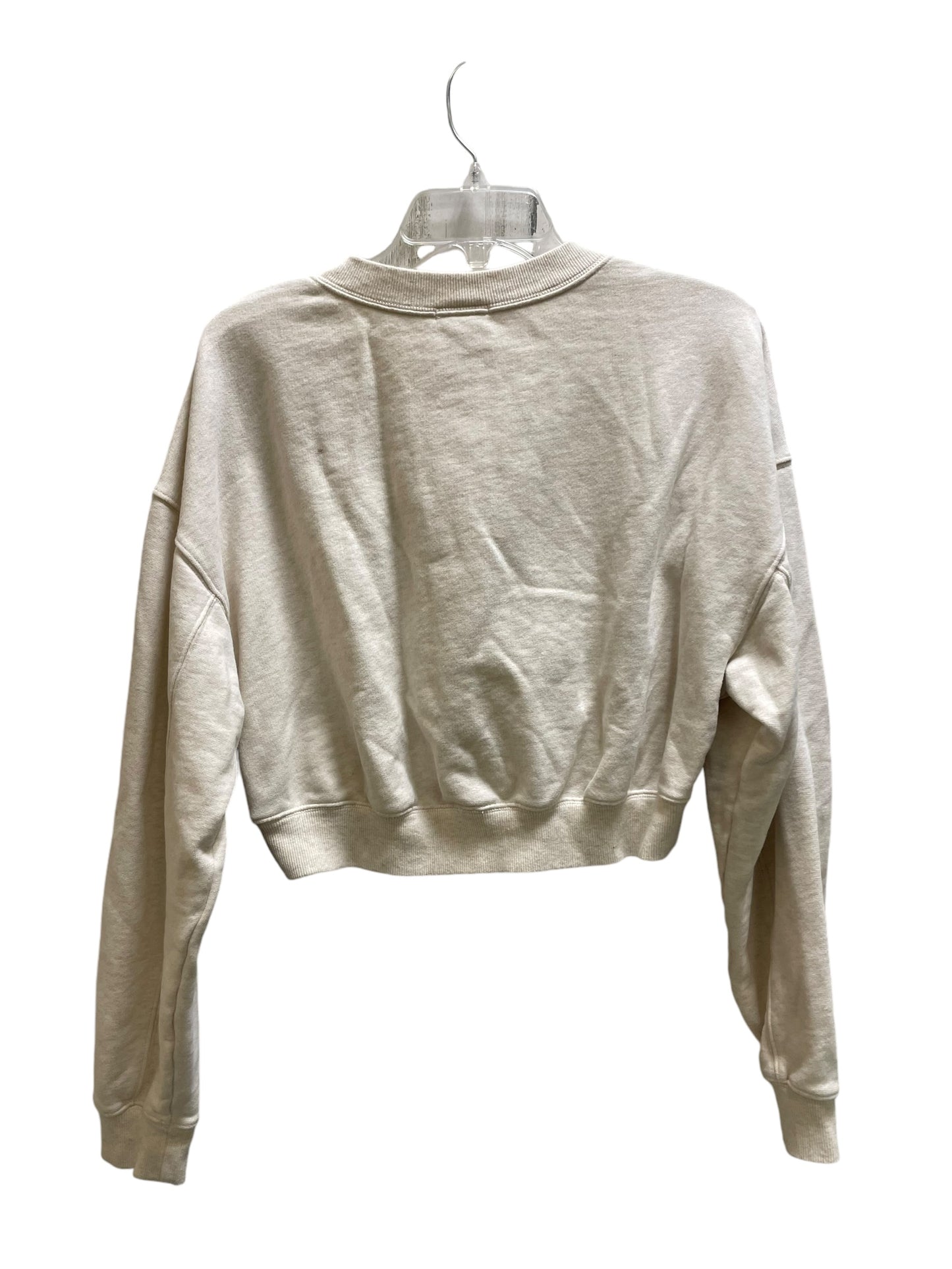 Sweatshirt Crewneck By Aerie In Tan, Size: S