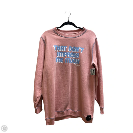 Sweater By Clothes Mentor In Pink, Size: L