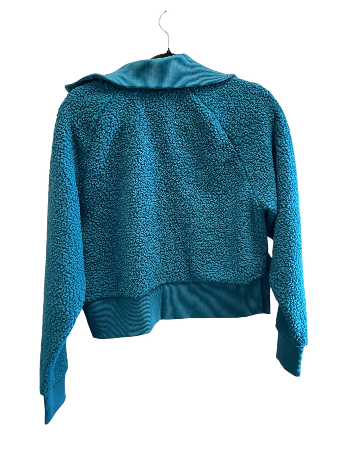 Sweatshirt Hoodie By Pink In Blue, Size: Xs