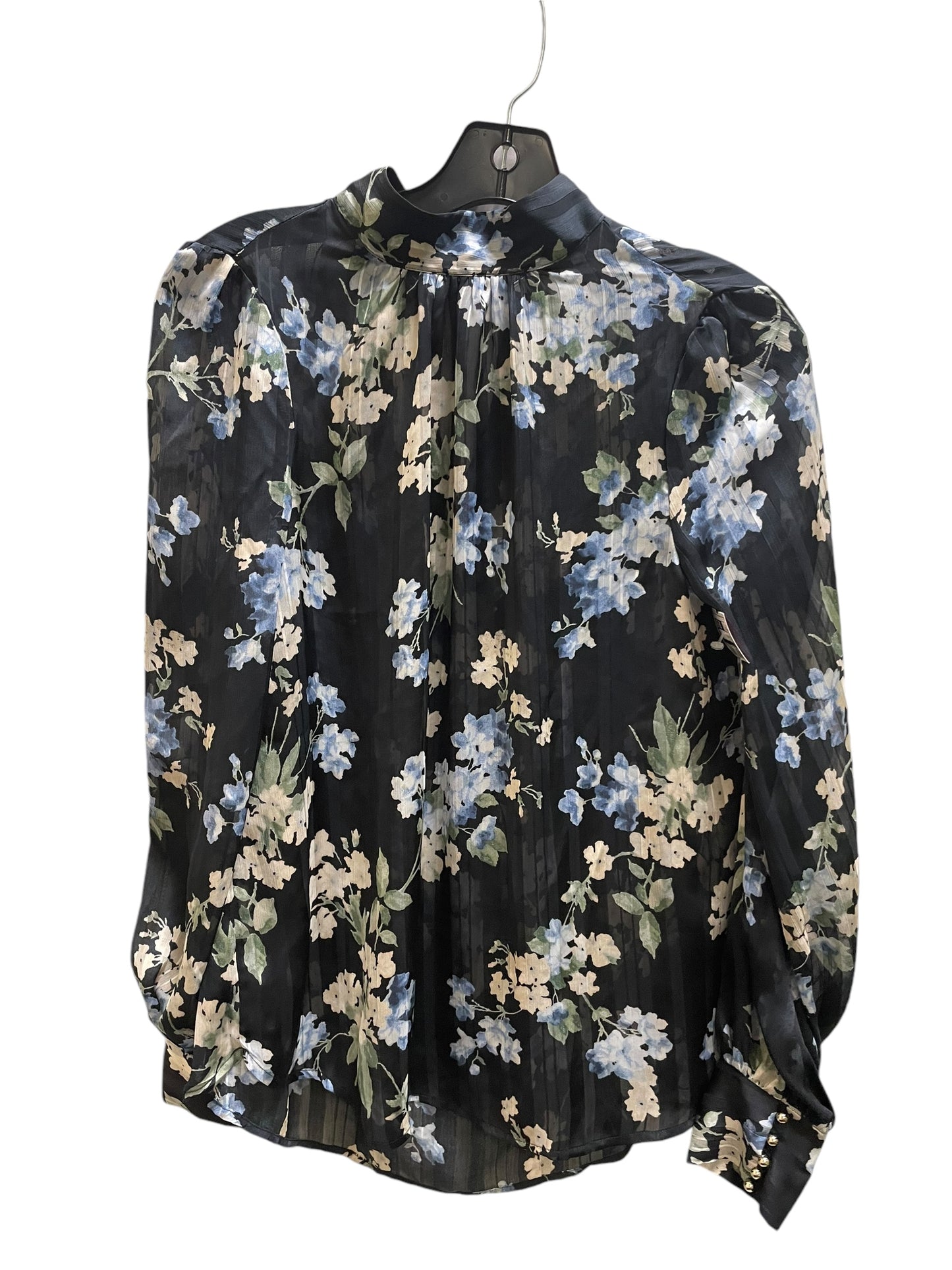 Top Long Sleeve By H&m In Floral Print, Size: Xs