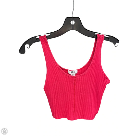 Top Sleeveless By Bdg In Red, Size: S