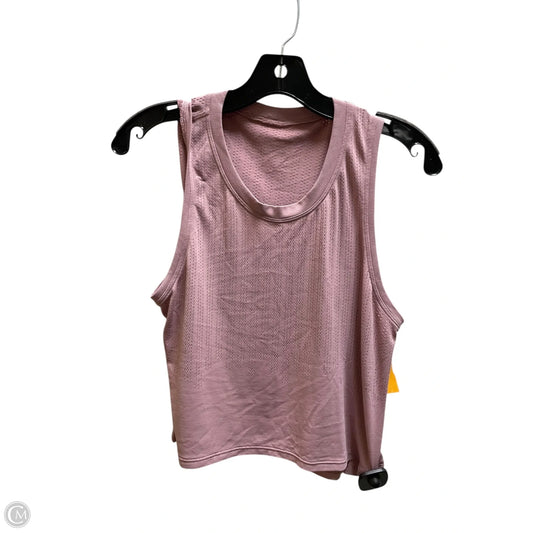 Athletic Tank Top By Lululemon In Pink, Size: S