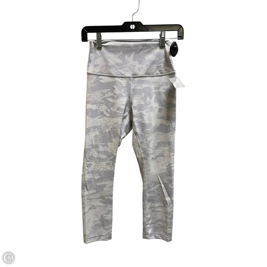 Athletic Leggings By Lululemon In Grey, Size: 6