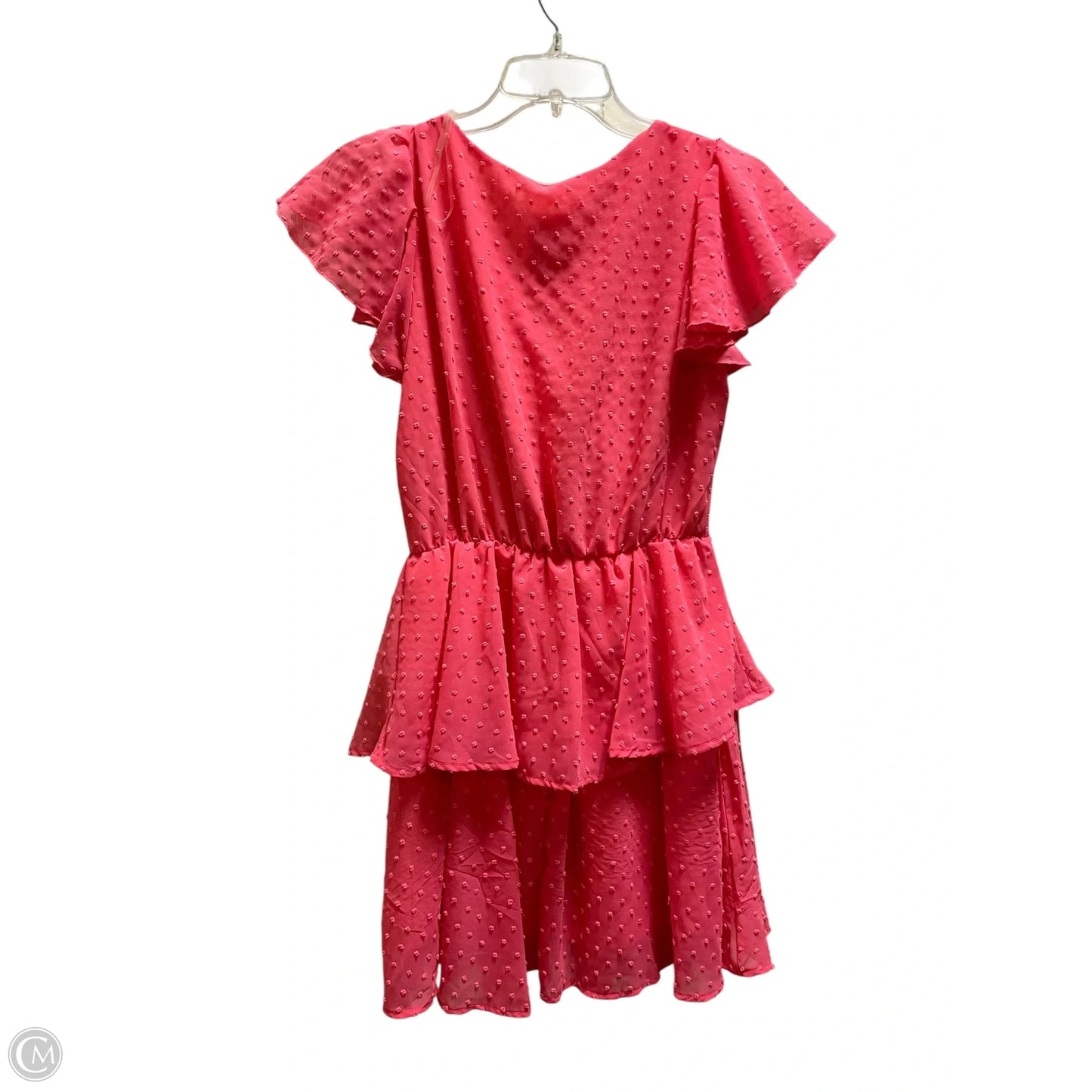 Dress Casual Short By Pink Lily In Pink, Size: S
