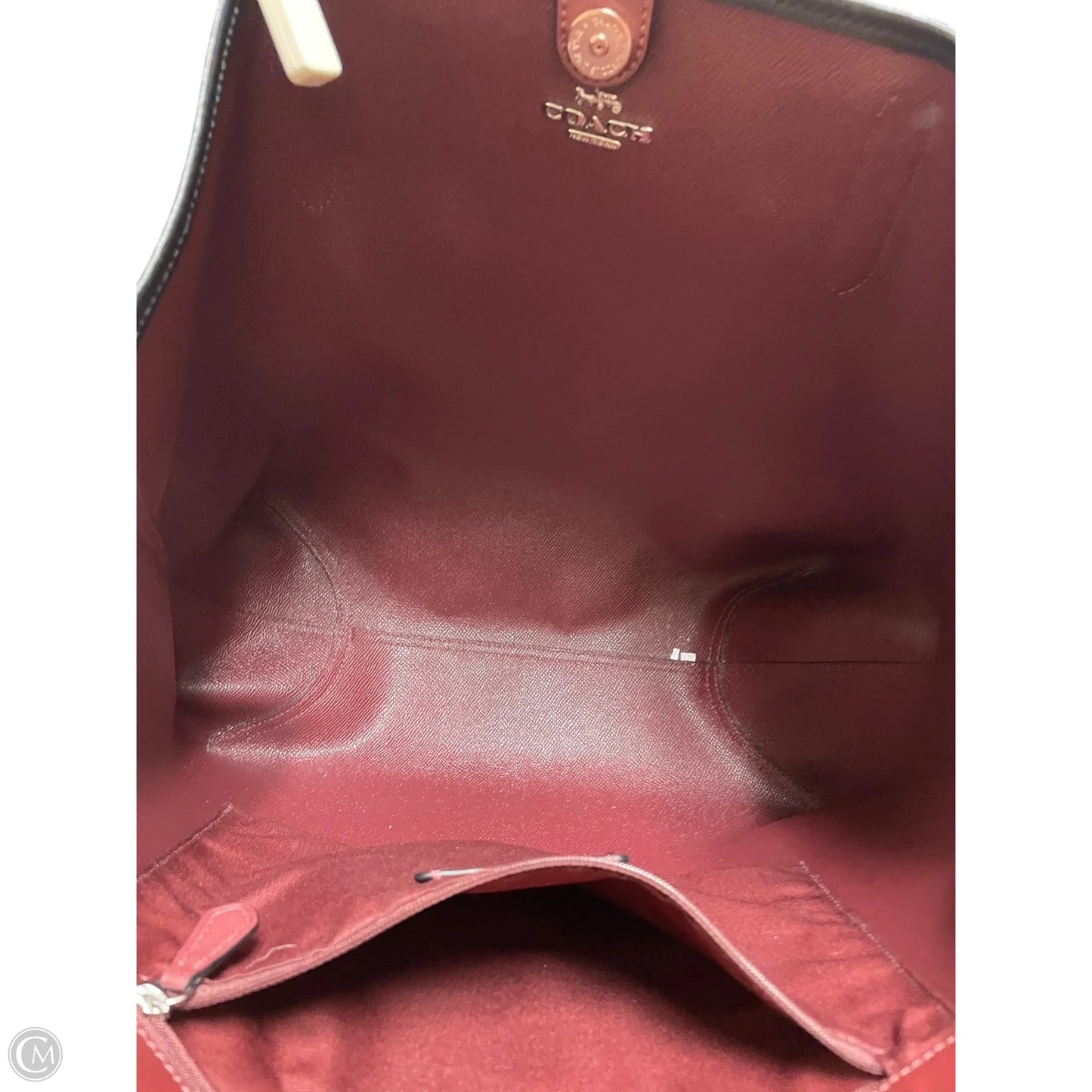 Handbag Designer By Coach, Size: Large