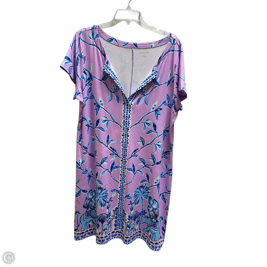 Dress Designer By Lilly Pulitzer In Purple, Size: 2x