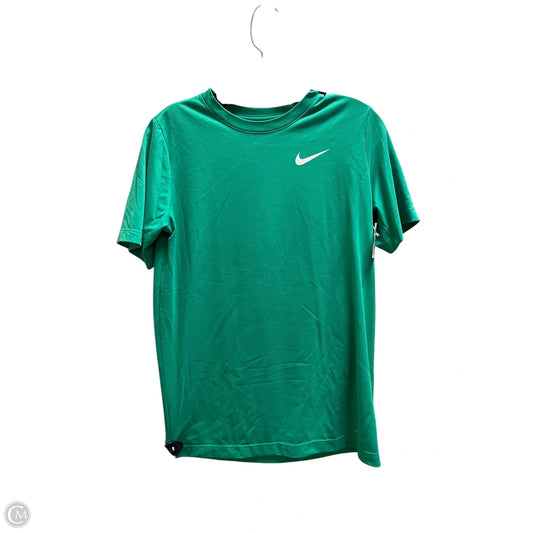 Athletic Top Short Sleeve By Nike Apparel In Green, Size: Xl