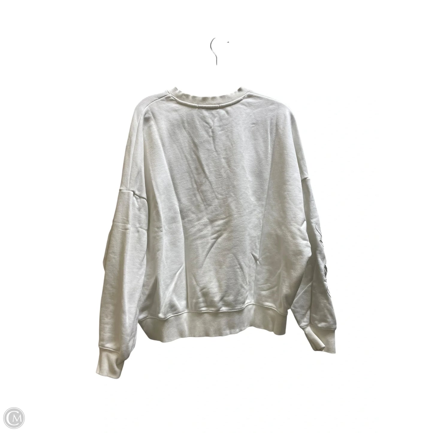 Sweatshirt Crewneck By Forever 21 In White, Size: M