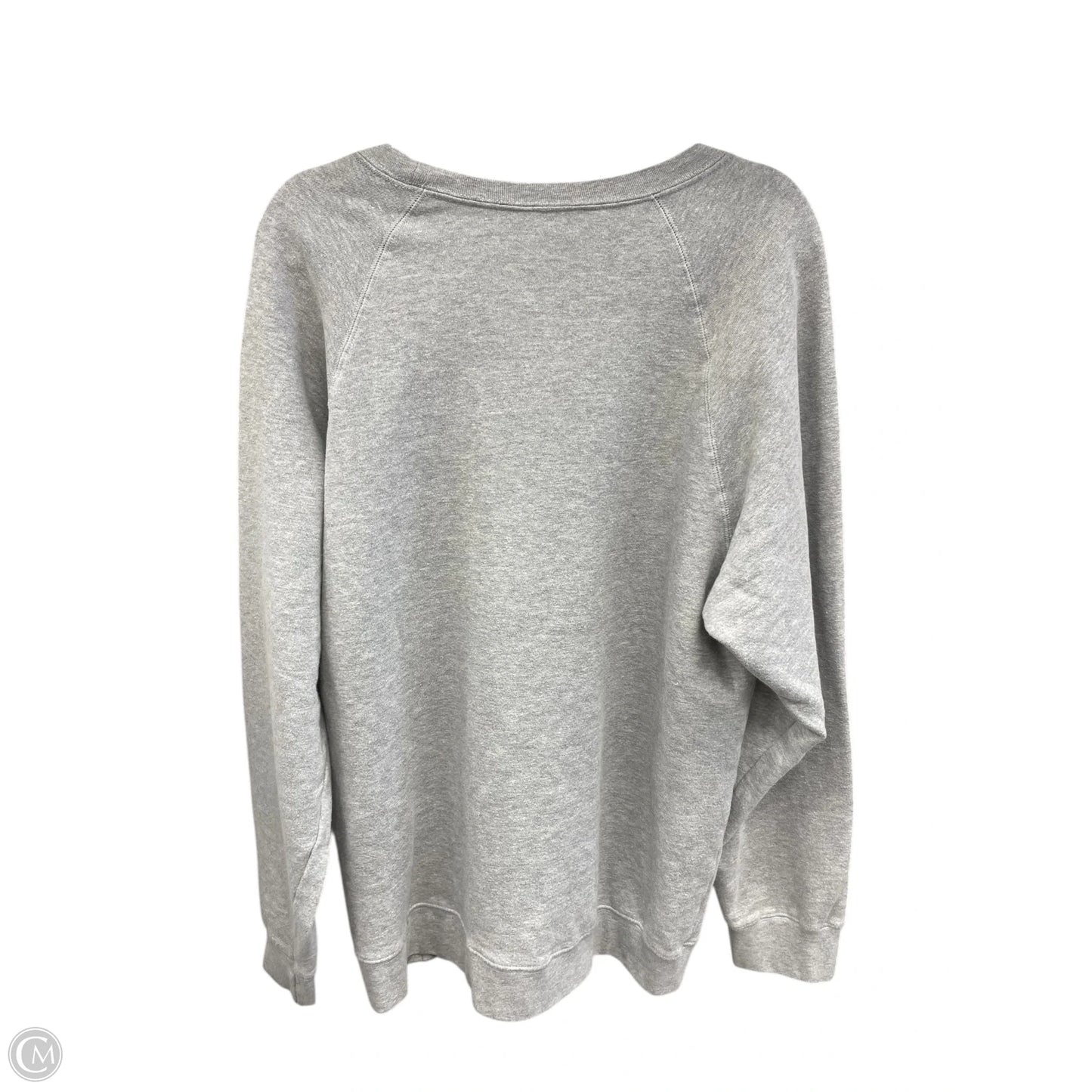 Sweatshirt Crewneck By Retro In Grey, Size: 2x