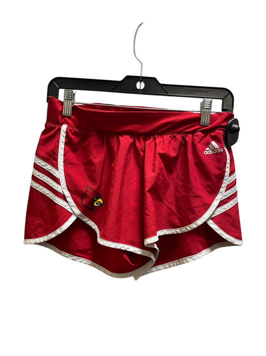 Athletic Shorts By Adidas In Red, Size: S