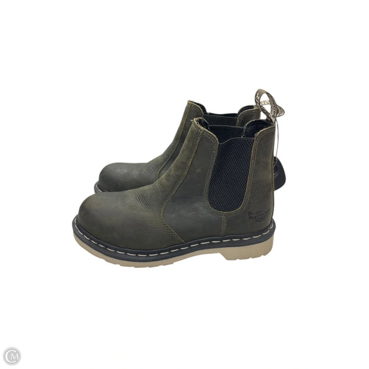 Boots Ankle Flats By Dr Martens In Green, Size: 6.5