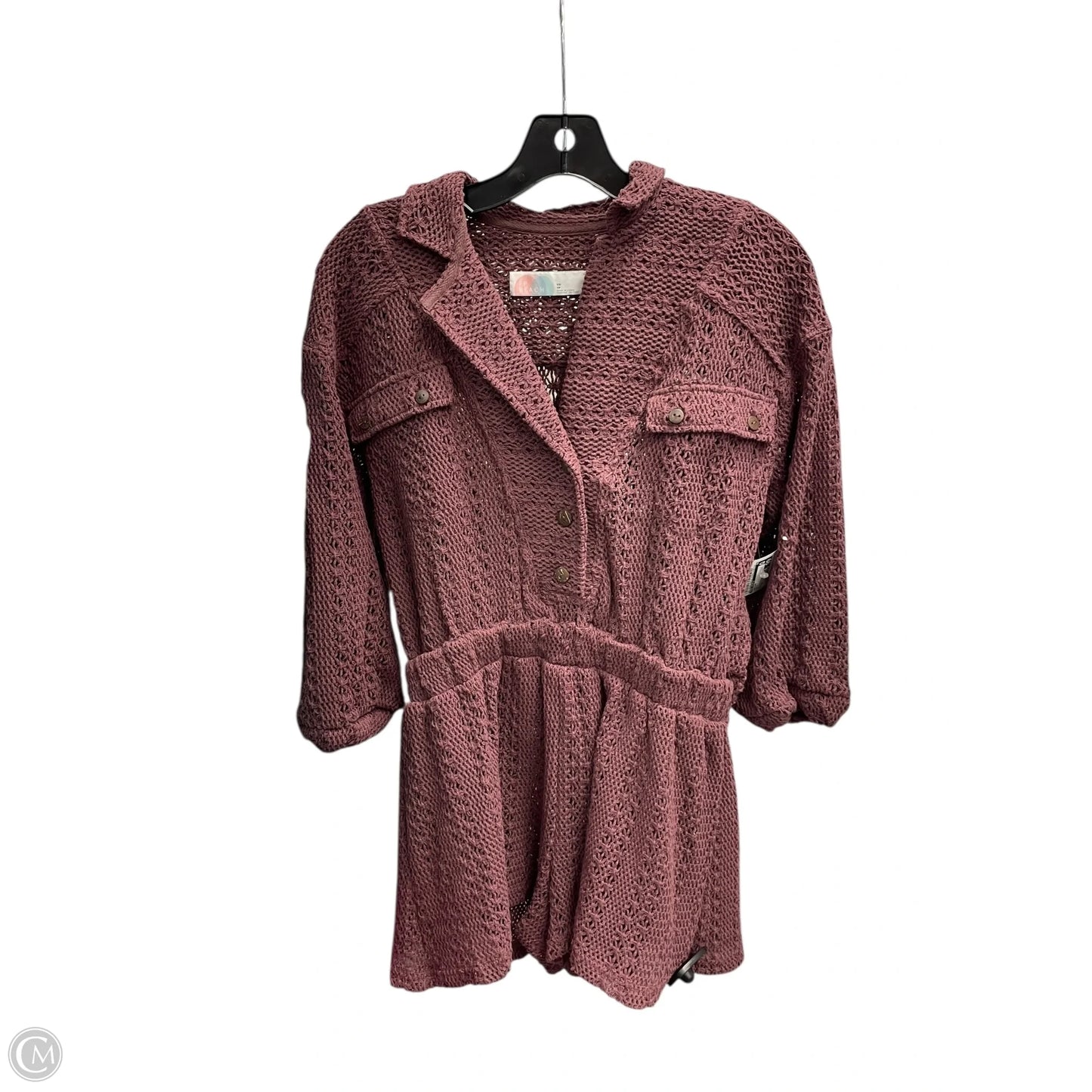 Cardigan By Free People In Purple, Size: Xs