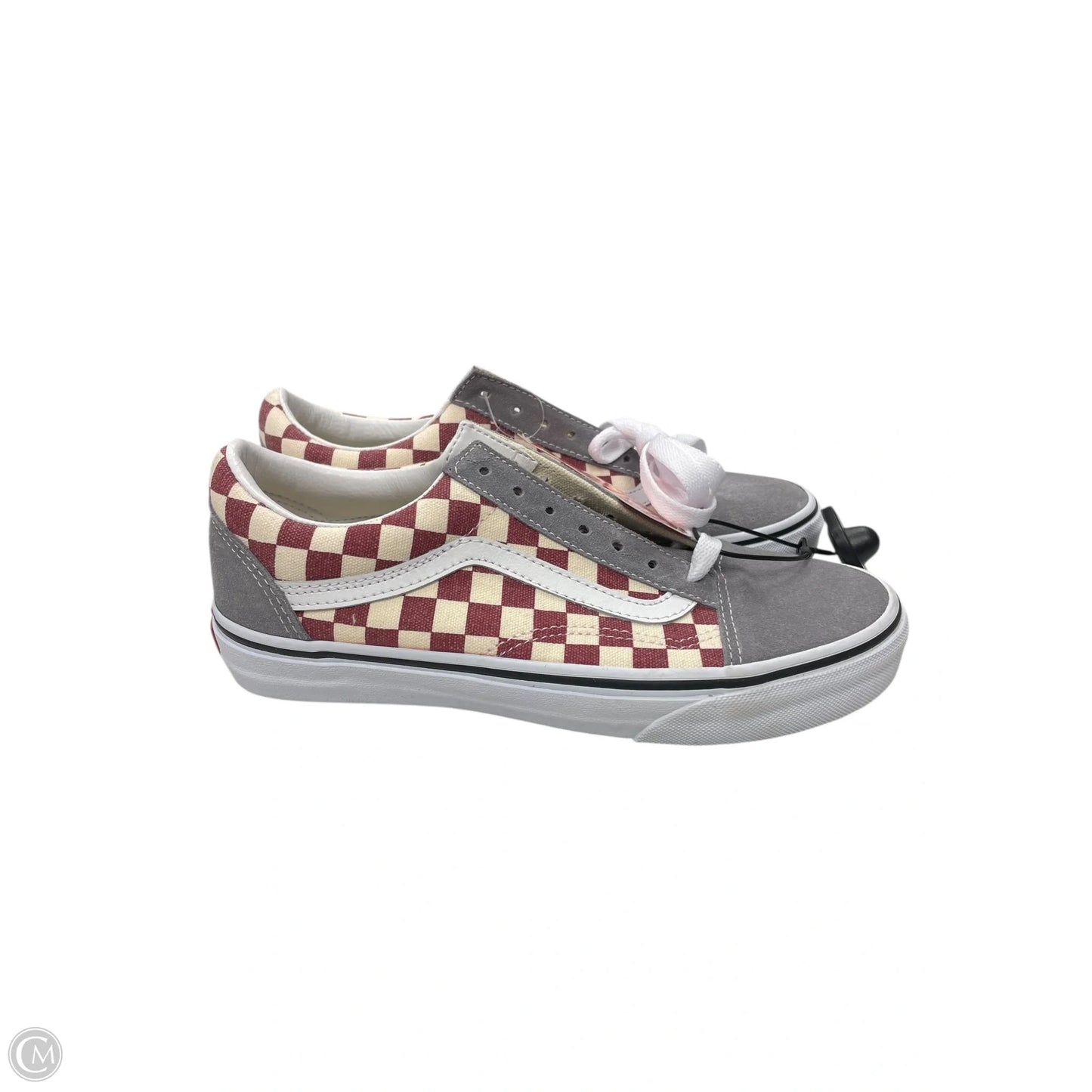 Shoes Sneakers By Vans In Grey, Size: 7.5