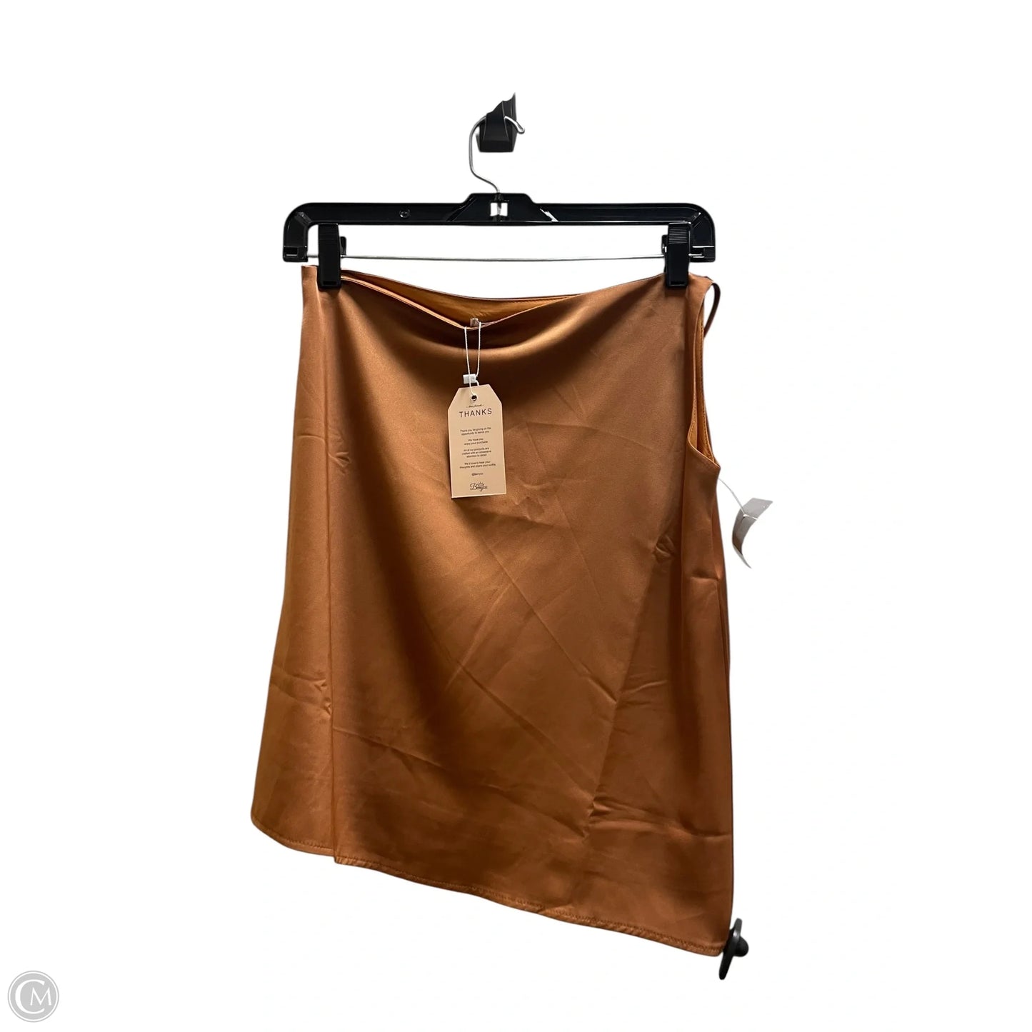 Top Sleeveless By Clothes Mentor In Brown, Size: S