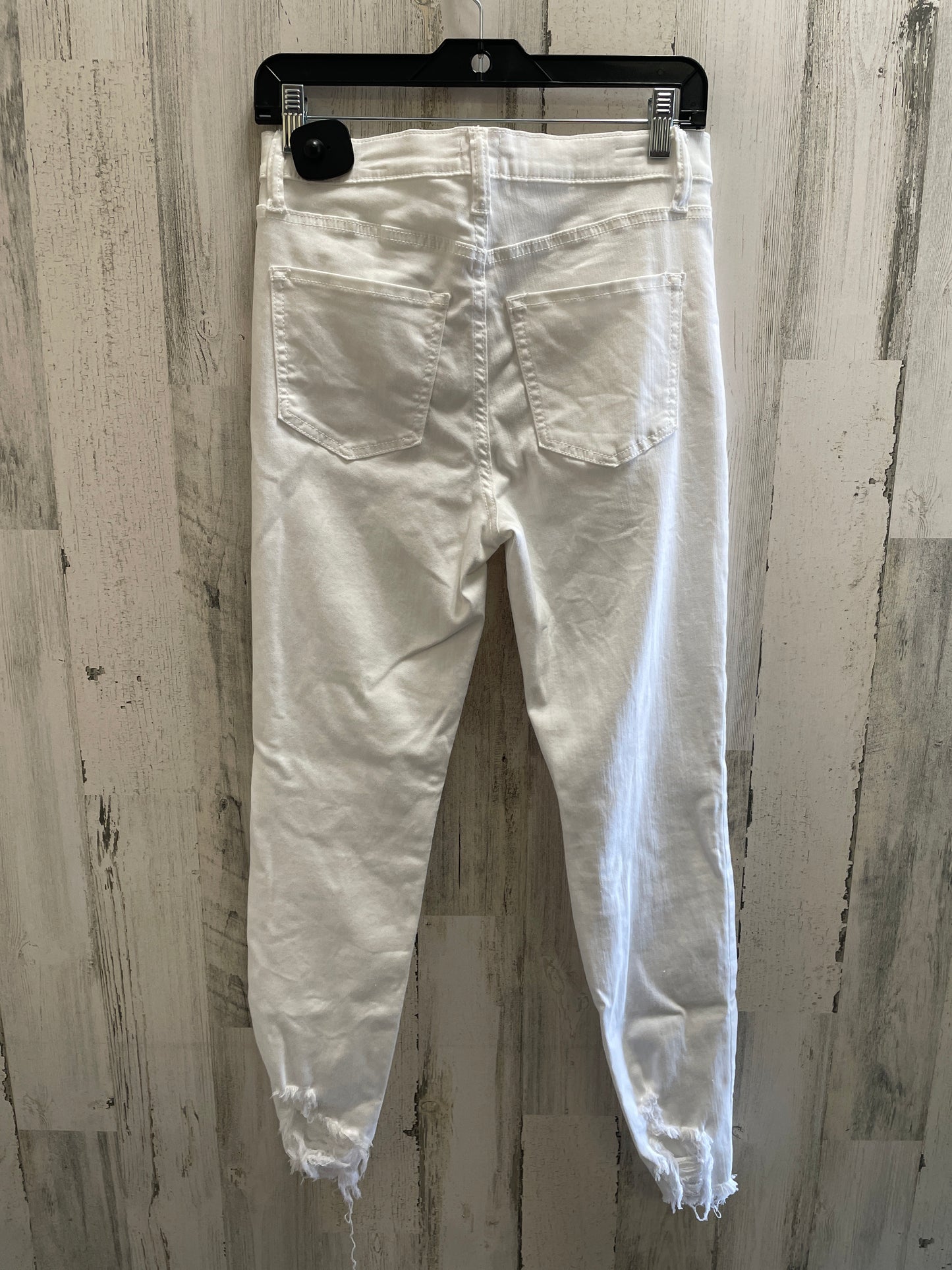 Jeans Skinny By Sneak Peek In White, Size: 4