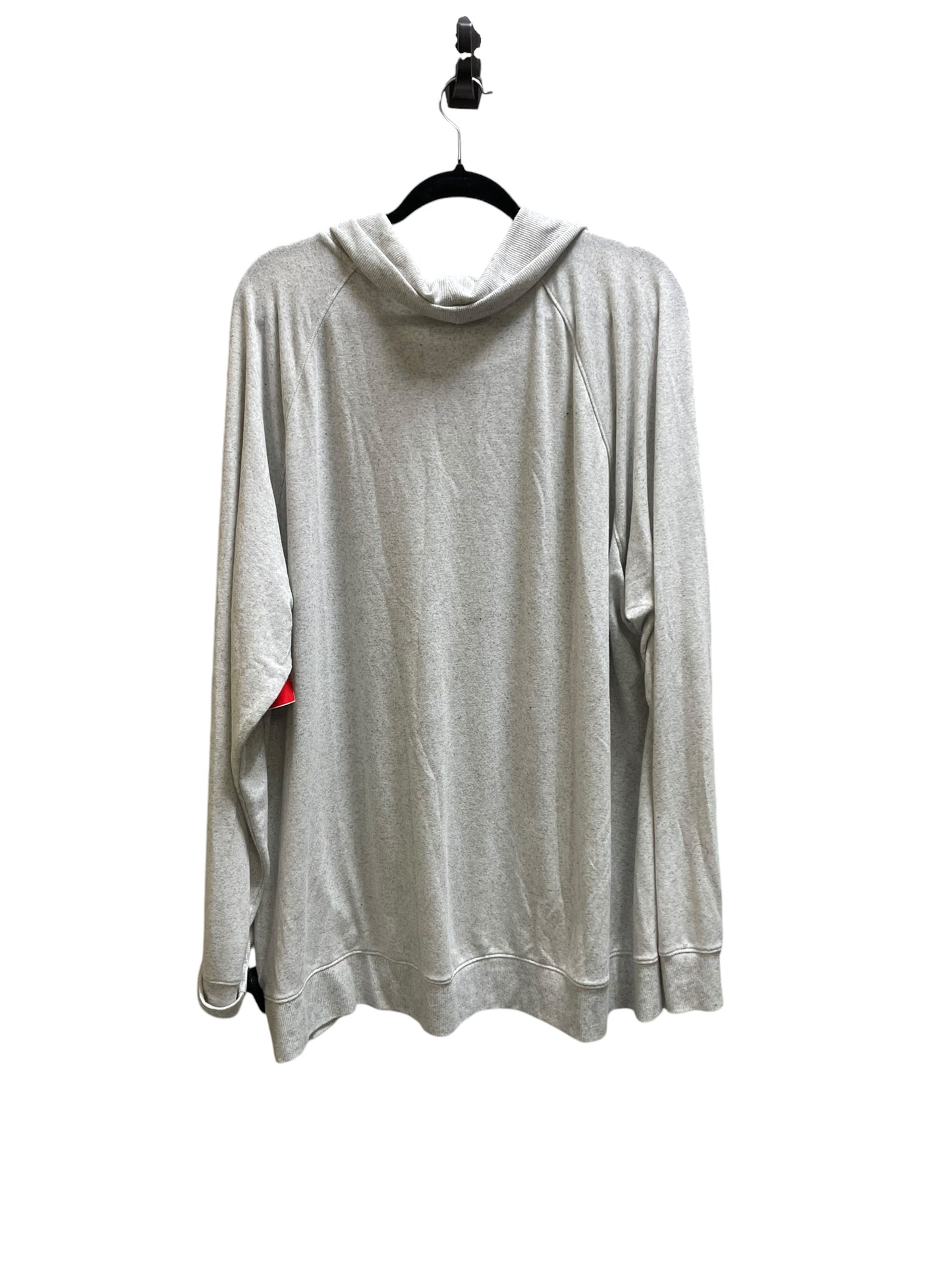 Top Long Sleeve By Tek Gear In Grey, Size: 3x