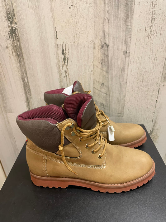 Boots Hiking By Tommy Hilfiger In Brown, Size: 9.5