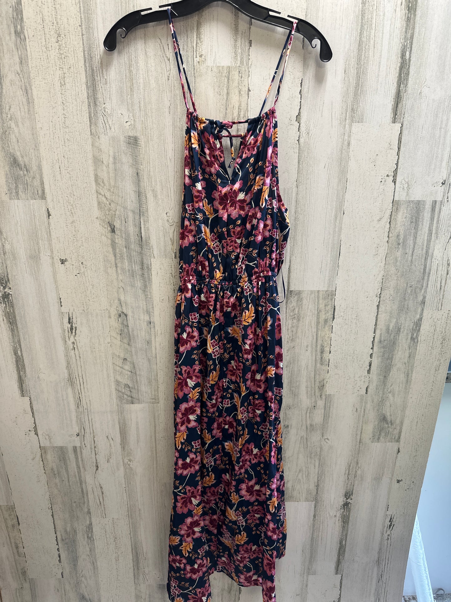 Blue Dress Casual Midi Old Navy, Size Xs