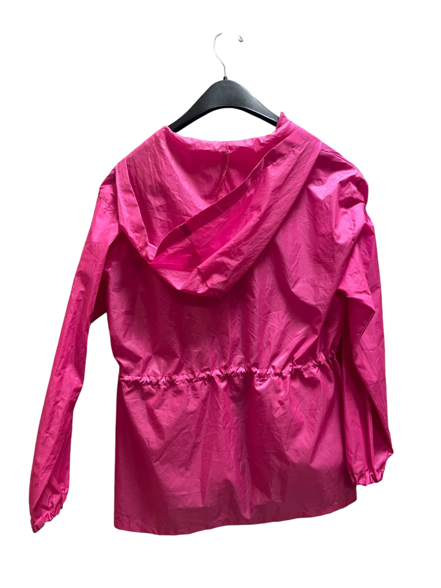 Jacket Windbreaker By Clothes Mentor In Pink, Size: S