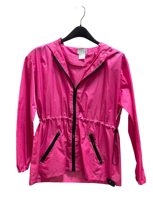 Jacket Windbreaker By Clothes Mentor In Pink, Size: S