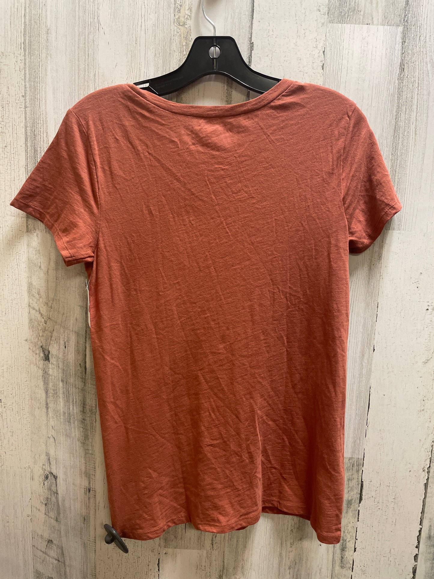 Top Short Sleeve By Loft In Orange, Size: Xs