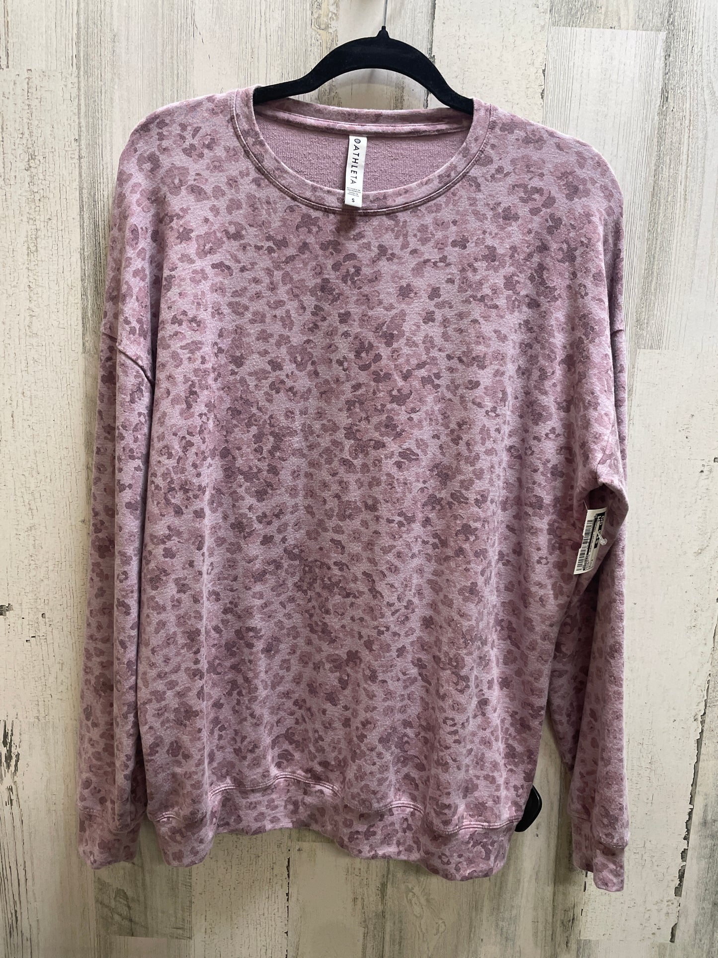 Pink Athletic Sweatshirt Crewneck Athleta, Size S